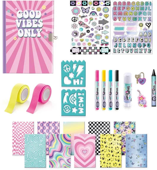 Cuaderno para Personalizar con Cintas y Stickers Style 4Ever 6a+