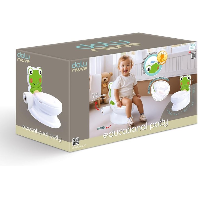 Inodoro de Rana con Luz y Sonido 18m+