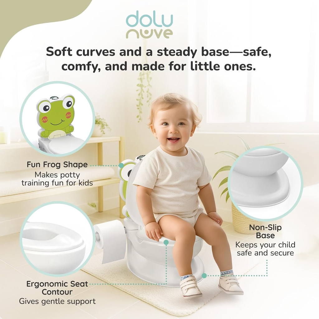 Inodoro de Rana con Luz y Sonido 18m+