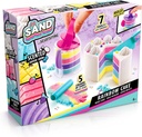 So Sand DIY Tie Dye Sand Box / MODIFIY TO RAINBOW CAKE BOX