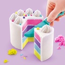 So Sand DIY Tie Dye Sand Box / MODIFIY TO RAINBOW CAKE BOX