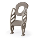 Inodoro Entrenador con Escalera Ajustable Antineslizante Café 24m+