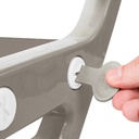 Inodoro Entrenador con Escalera Ajustable Antineslizante Café 24m+