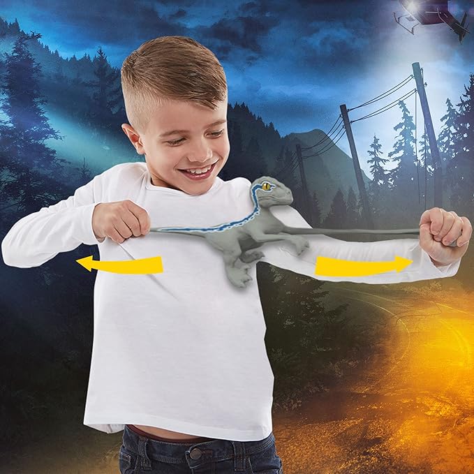 Figura Stretch Jurassic World Blue 5a+