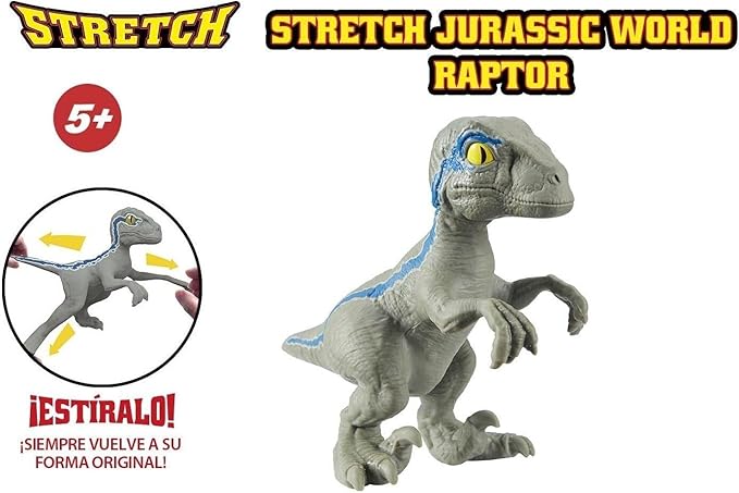 Figura Stretch Jurassic World Blue 5a+