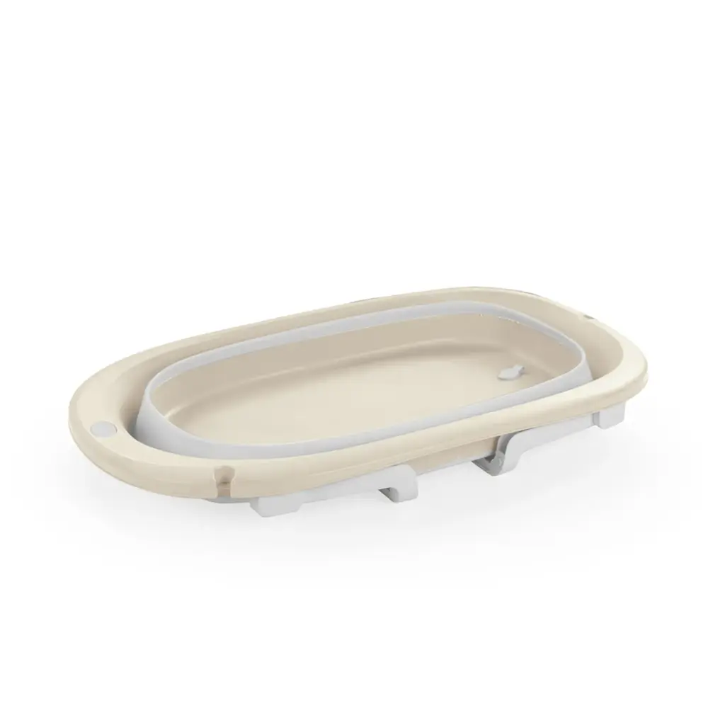 Bañera Plegable Para Bebé  Portatil Beige 6m+