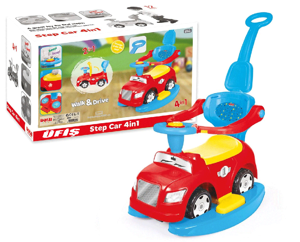 Carro Montable 4en1 Rojo 12m+