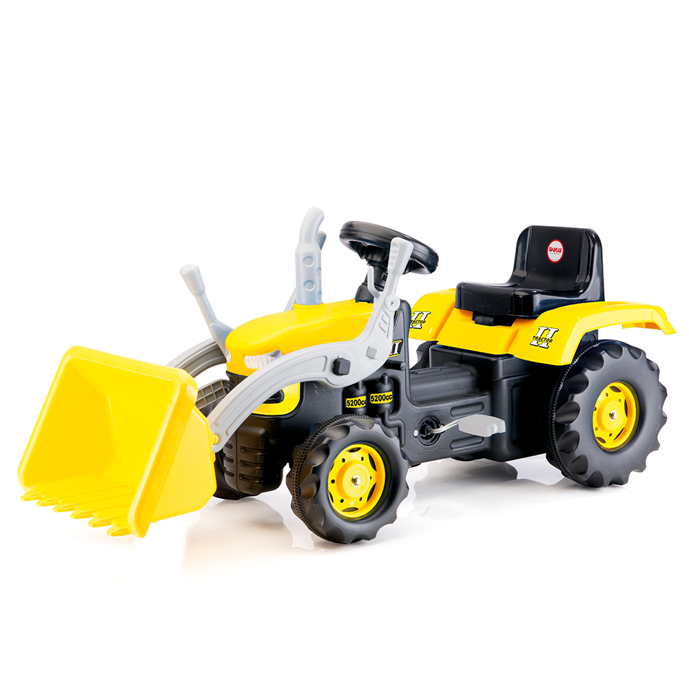 Tractor Amarillo de Pedal con Excavadora 3a+