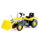 Tractor Amarillo de Pedal con Excavadora 3a+