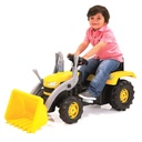 Tractor Amarillo de Pedal con Excavadora 3a+
