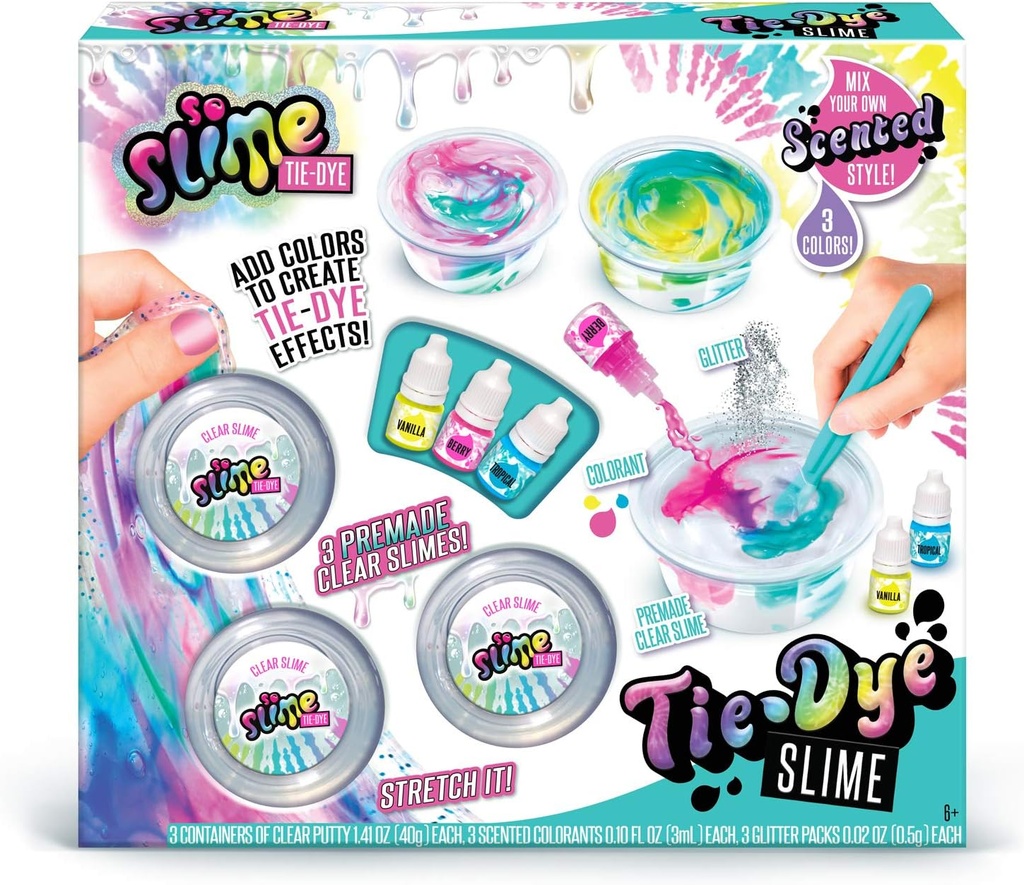 Crea tu Slime TieDye Set de 3 6a+