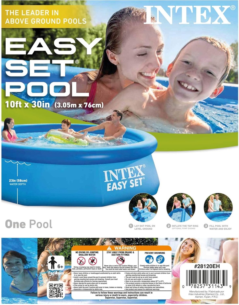 Piscina Easy Set 304x76cm 6a+