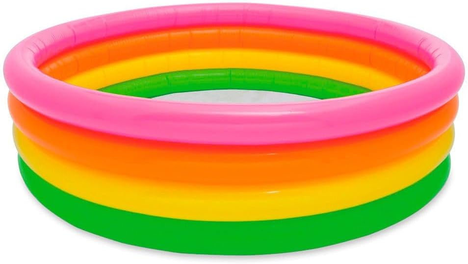 Piscina 4 Anillos Colores 168x46cm 3a+ C6