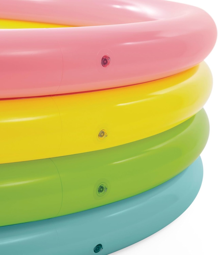 Piscina 4 Anillos Colores 168x46cm 3a+ C6