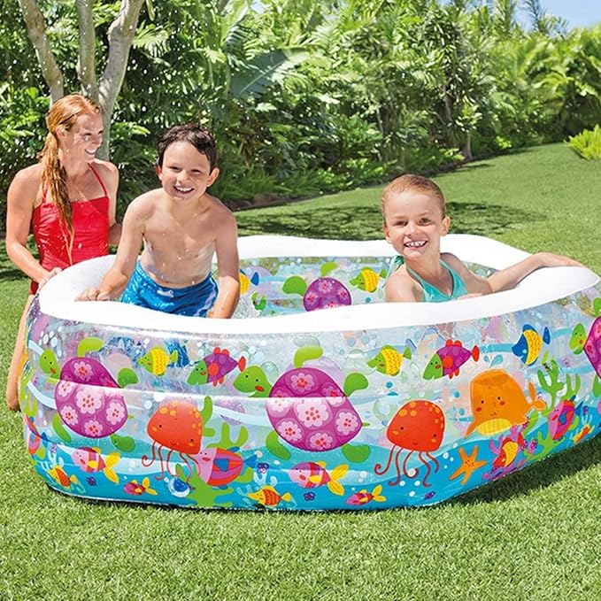 Piscina Hexagonal Inflable 193x180x64cm 6a+ C3