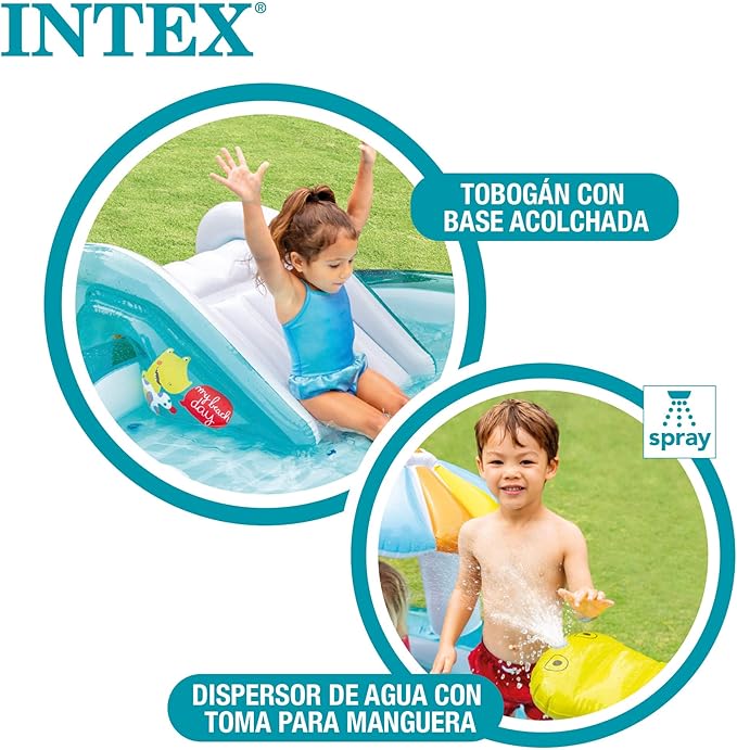 Centro de Juegos Inflable Cocodrilo 2.01m x 1.70m x 84cm
