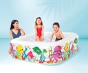 Piscina Inflable Acuario 159x159x50cm 3a+