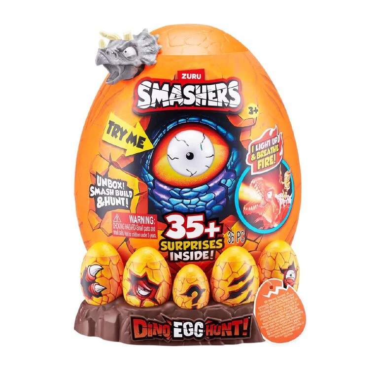 Huevo Sorpresa  Smashers Dino Egg Hunt! 3a+