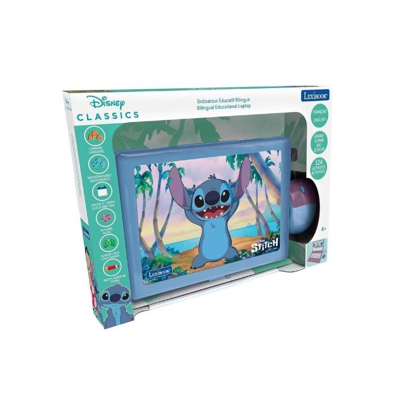 Laptop Bilingüe Educativo Disney Stitch (598Di2)  4a+