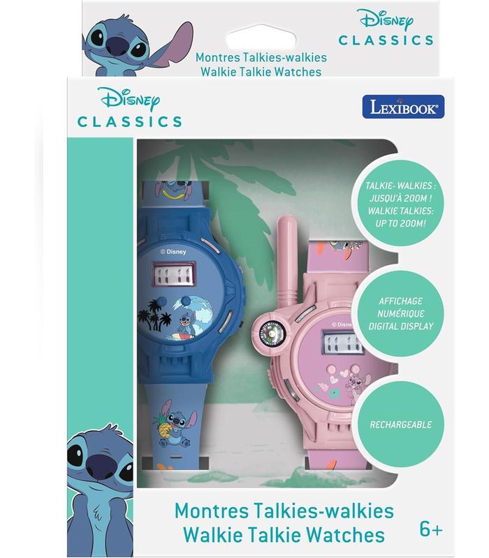 Relojes Walkie Talkie Disney Stitch 6a+