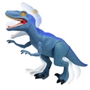 Dinosaurio Velociraptor Azul con Luz y Sonidos 3a+