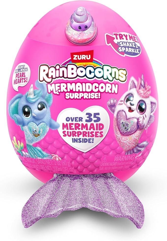Huevo Sorpresa Rain Bocorns de Sirena 44Pzs 3a+ ( Surtido de 6 Se venden por Separado )