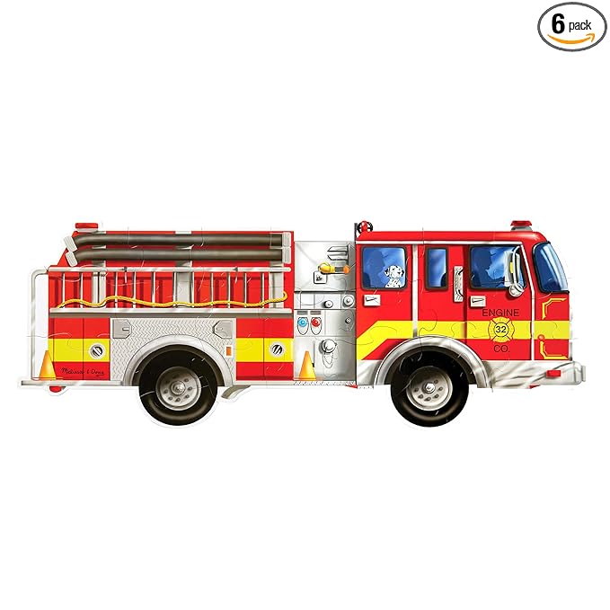 Rompecabezas Carro de Bomberos (24 pc)