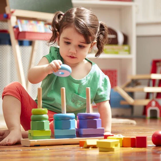 Apilador Geométrico de Madera 25pzs 2a+