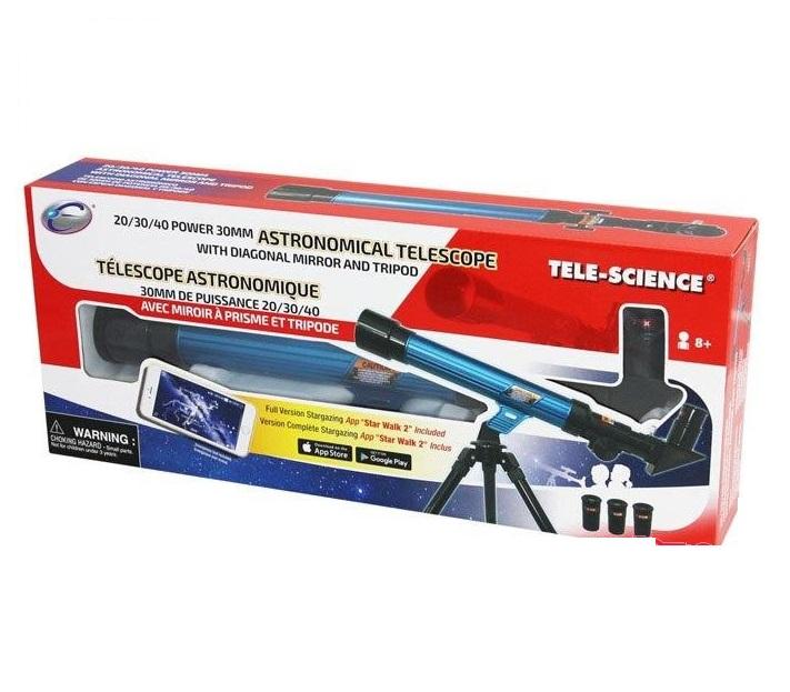Telescopio Astronómico 20/30/40mm con Tripode 8a+