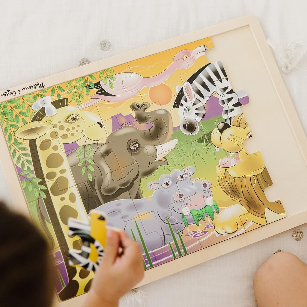 Rompecabezas de Madera La Selva 24pzs 3a+