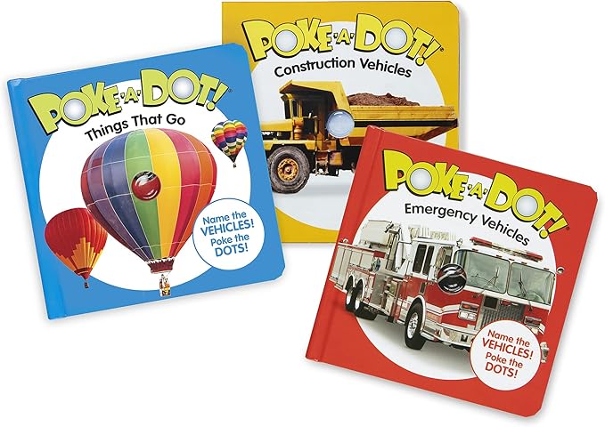 Libro Infantil Tematico para Vehiculos con Botones para Pop 1a+