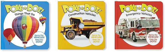 Libro Infantil Tematico para Vehiculos con Botones para Pop 1a+