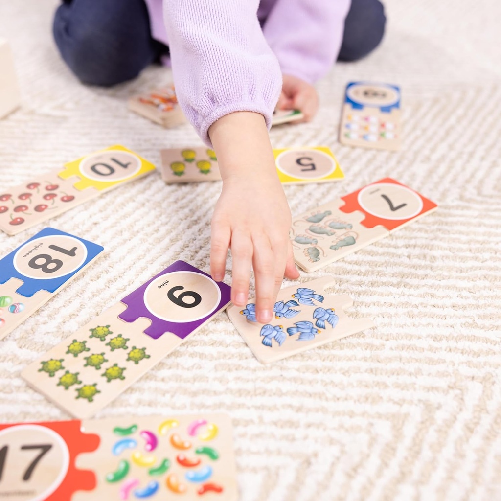 Rompecabezas Numérico del 120 de Madera 4a+(12542)