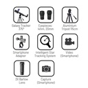 Telescopio Smart 375 Rastreador de Galaxias 8a+