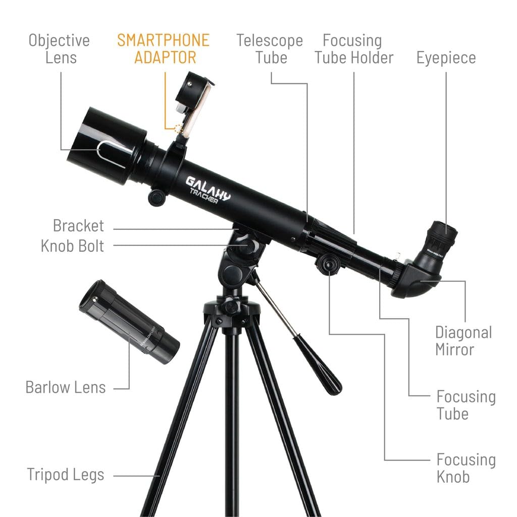 Telescopio Smart 375 Rastreador de Galaxias 8a+