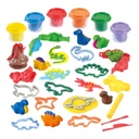 Set de Plasticina con Moldes de Dinosaurios 3a+