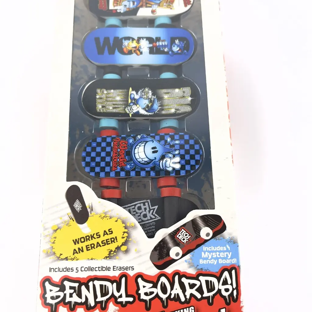 Set de 5 Borradores de Patinetas Tech Deck 6a+ ( Surtido de 3 Se Venden por Separado )