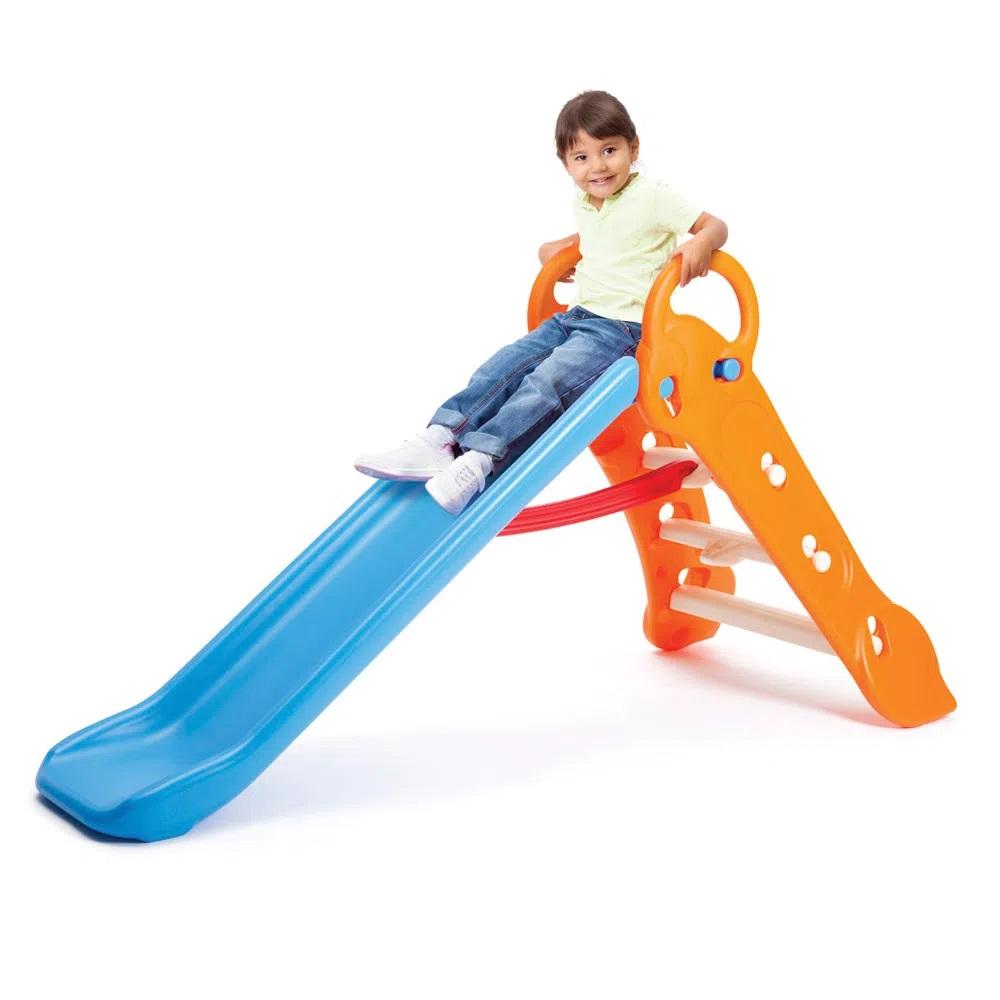 Tobogán Azul 155cm Ajustable con Rociador de Agua 26a