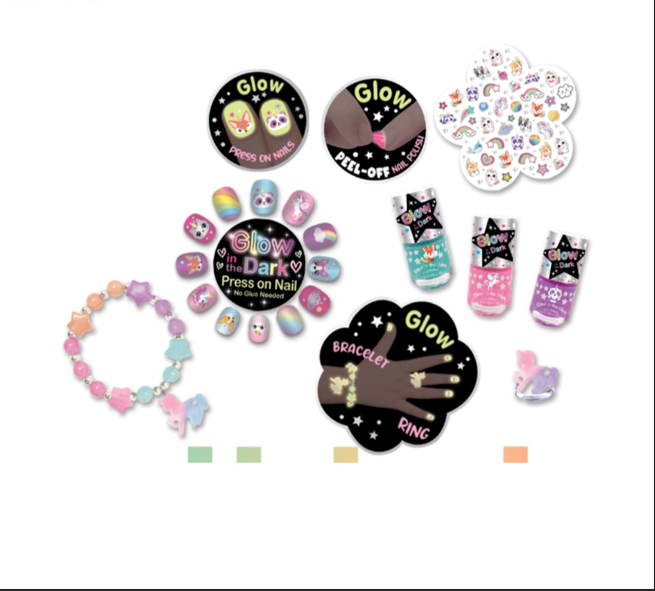 Set de Maquillaje Brilla en la Oscuridad 5a+