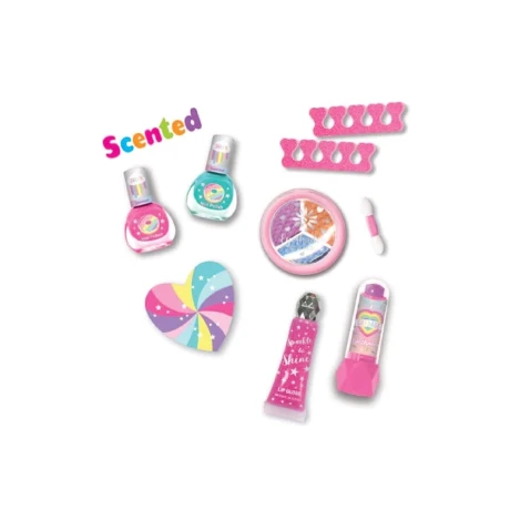 Juego de Cosméticos de Arcoiris  con Estuche 8a+