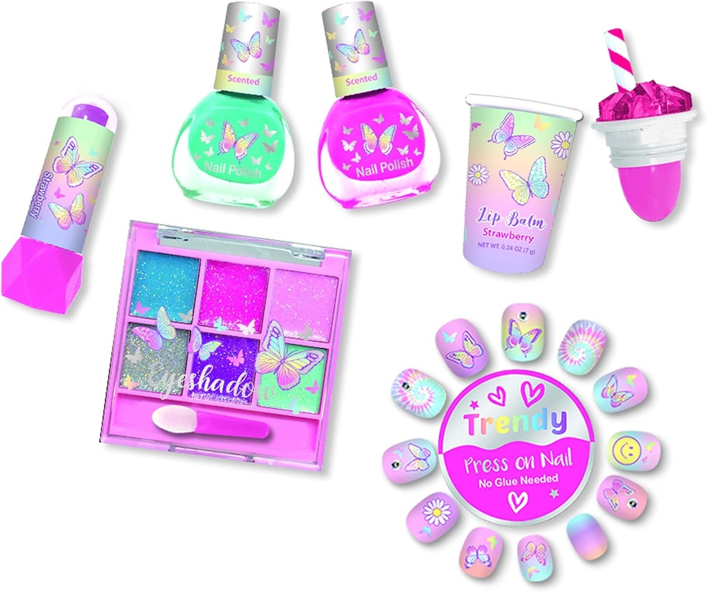 Estuche de Cosméticos Mariposas