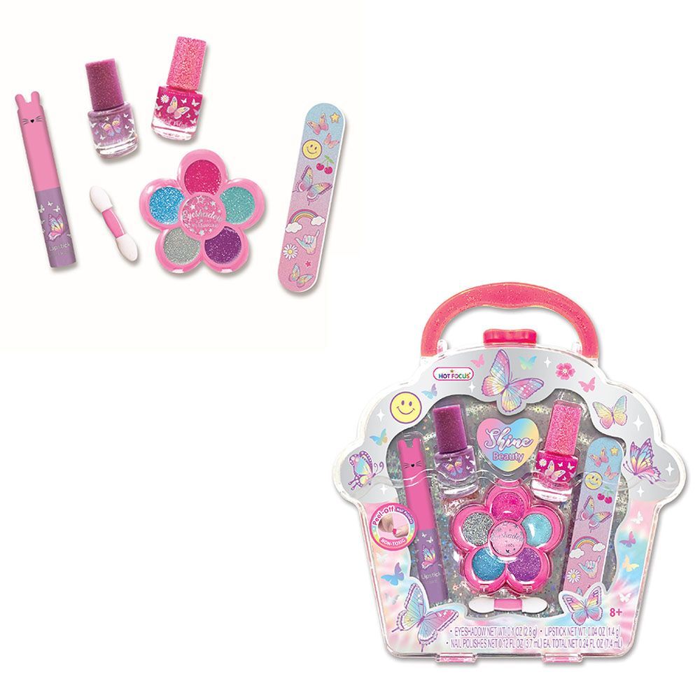 Set de Cosméticos con Estuche de Gatito 8a+