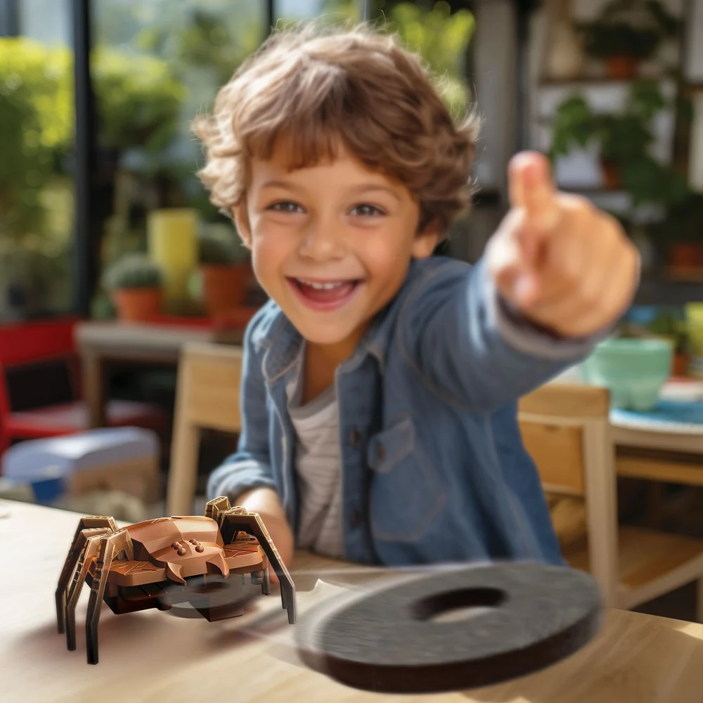 KidzRobotix Araña Robot Lanzadisco 8a+