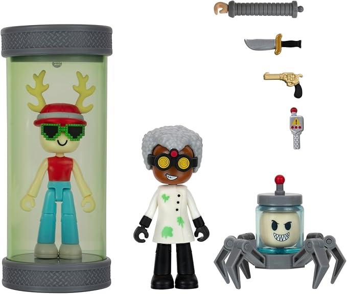 Roblox - Figuras Dev Series Centro de Investigación y Jaula de Tiburones 6a+ ( Surtido de 2 - Se Venden por Separado )