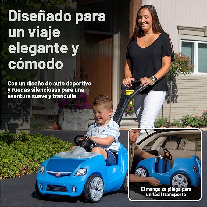 Buggy Azul de Empujar Whisper Ride ½ a 4 años.