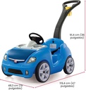 Buggy Azul de Empujar Whisper Ride ½ a 4 años.