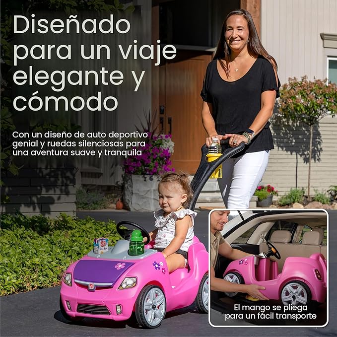 Buggy Rosado de Empujar Whisper Ride ½ a 4 años