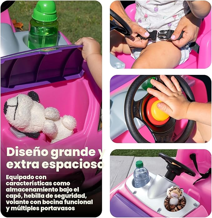 Buggy Rosado de Empujar Whisper Ride ½ a 4 años