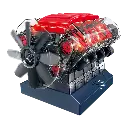 Juego Tecnológico Modelo de Motor V8 8a+