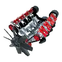 Juego Tecnológico Modelo de Motor V8 8a+